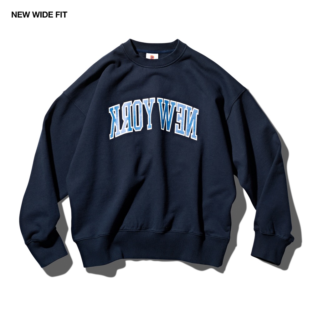 DTR1974 90s Y.N. Sweat Shirts Navy(New Wide Fit)