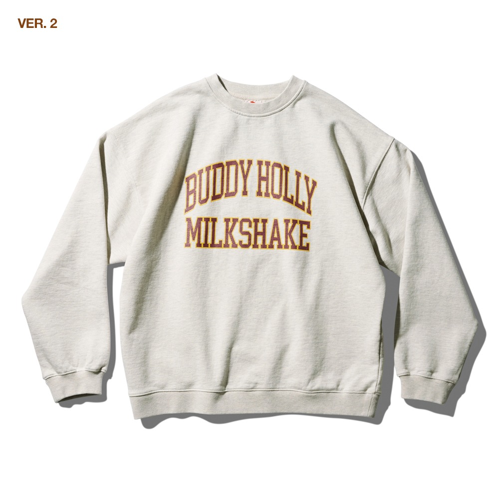 Buddy Holly Sweat Shirts O-Melange Grey(New Wide Fit) Ver. 2